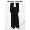 UR2025 Women's Pleated Wide-Leg Commute Pants