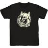 Mens Astro Cat T Shirt Funny Cool Graphic Printed Guys Tee Black