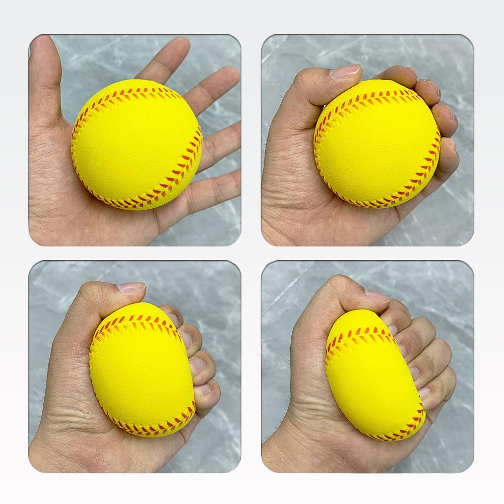 PU Soft Baseball Squeeze Toy Softball Durable Training Balls  Kid