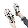 2025 New Muffin Bottom Heightened Casual Lazy Half Support Thick Bottom Bag Head Half Slippers Women's Summer Outer Wear Canvas Slippers