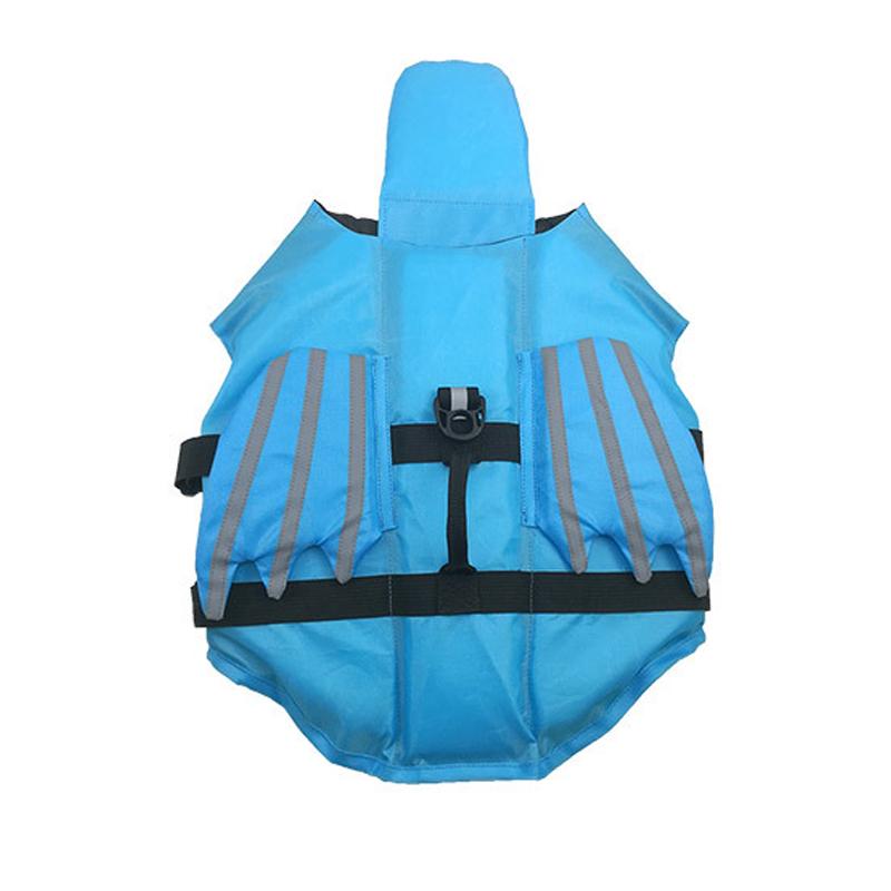 Gilet de sauvetage pour chien Gilet de sécurité pour chien Gilet de flottaison réglable Avec flottabilité élevée Et poignée de sauvetage durable Pour chien petit moyen et grand (Blue,XXL) bleu