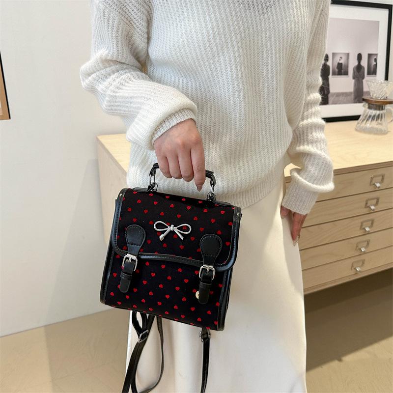 College Storm Canvas Backpack Women's New Summer Trendy Korean Backpack Versatile Leisure Travel Bag