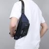 Outdoor Sports Men's Pockets New Lightweight Oxford Cloth Shoulder Bag Multi layer Casual Joker Chest Bag