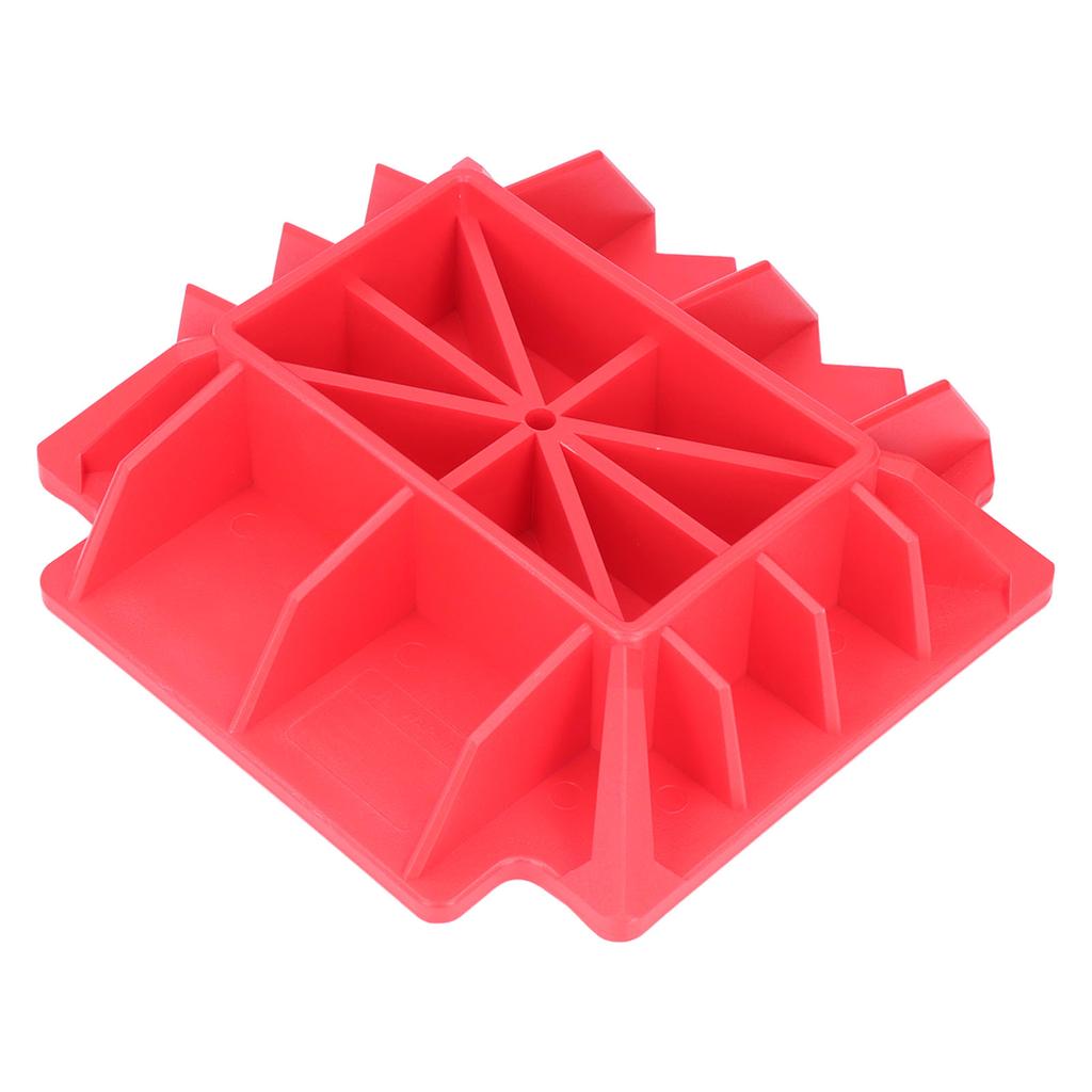 Jack Alleviate Base Pad Hard Nylon Red Serrated Replacement for XTREME OffRoad Rescue