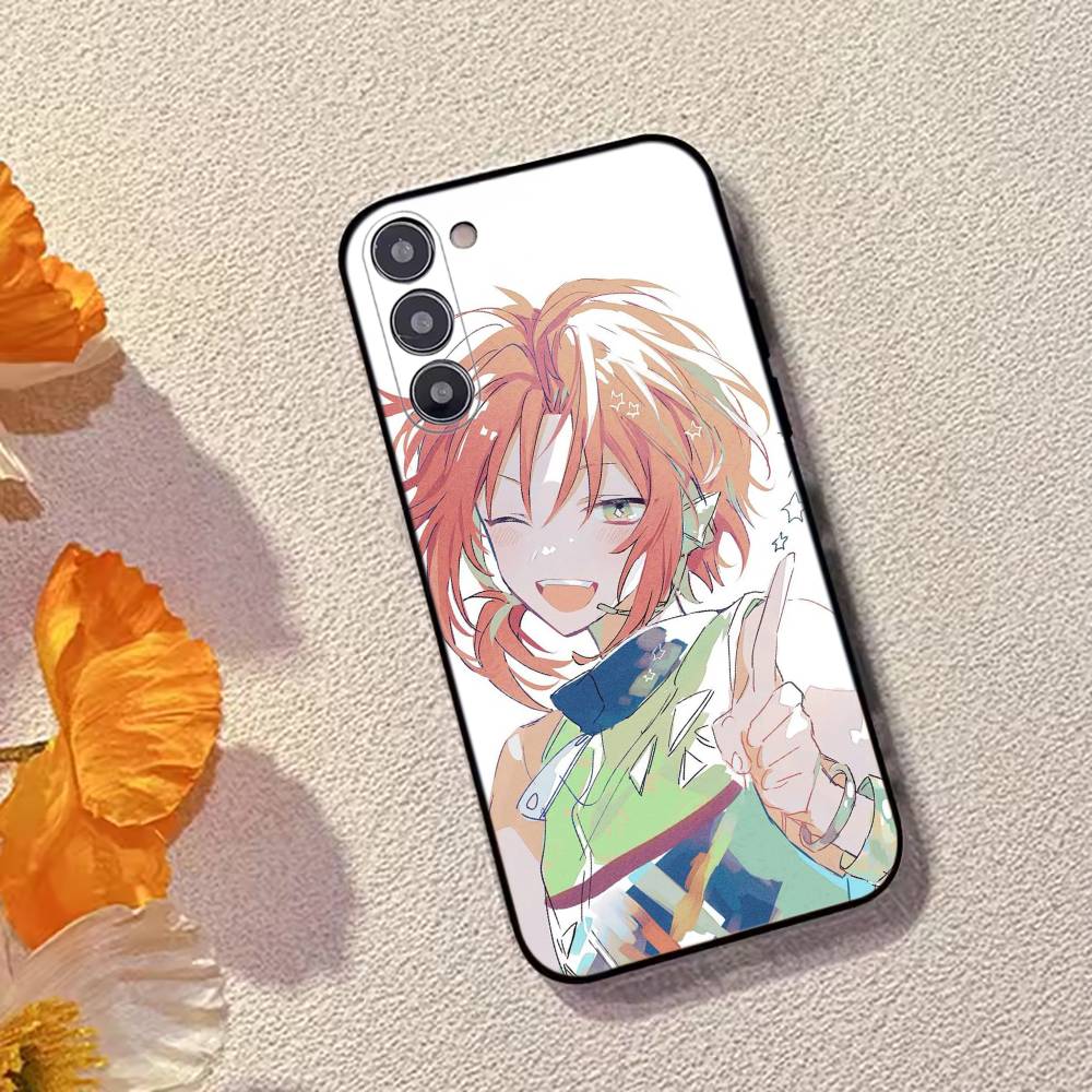 Game Ensemble Stars Tsukinaga Leo Phone Case Silicone Soft For Samsung Galaxy A73,A72,A71,A70,A53,A52,A51