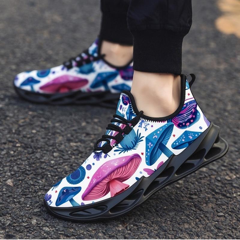 YRZL Sneakers For Men Lightweight Breathable Gym Running Shoes Non Slip Walking Shoes Comfortable Athletic Sports Shoes For Men