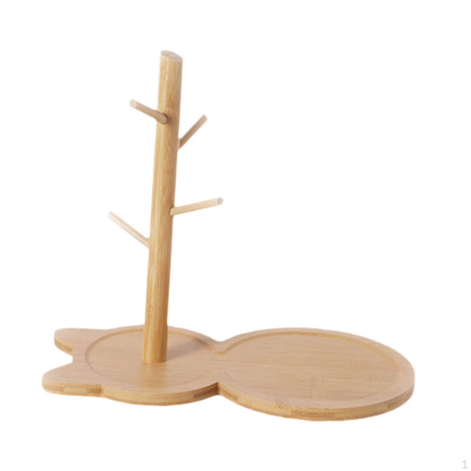 

Деревянный поднос для ключей, подставка для украшений, органайзер-валет с крючками, блюдо для хранения для шкафа, столешницы 26cmx17cmx25cm