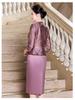 2025 Autumn Elegant Mother-in-Law Two-Piece Wedding Suit