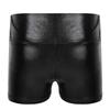 Girls Metallic Shiny High Waist Dance Shorts Bottoms Activewear Sports