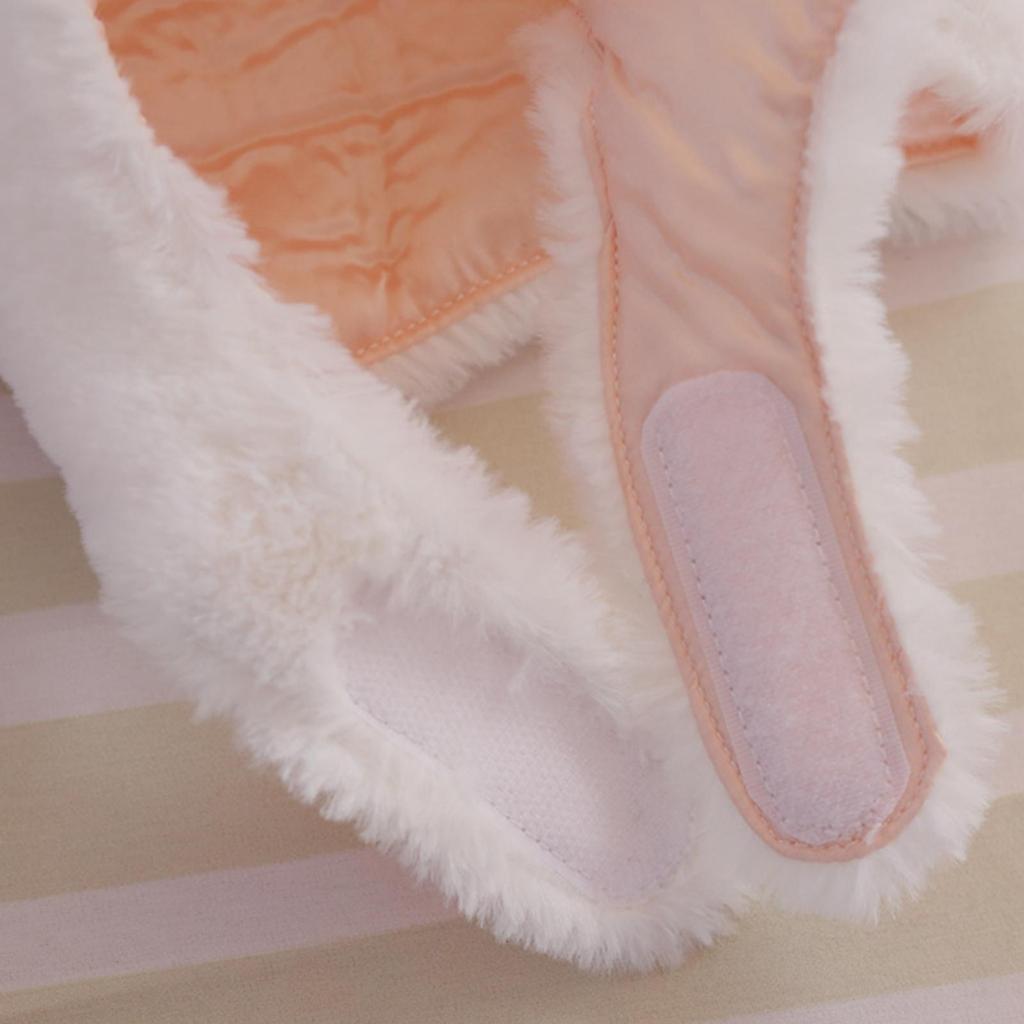 Weiche Baumwoll-Hasenohren-Kapuzenmütze für festliche Selfies 65x02 Zoll