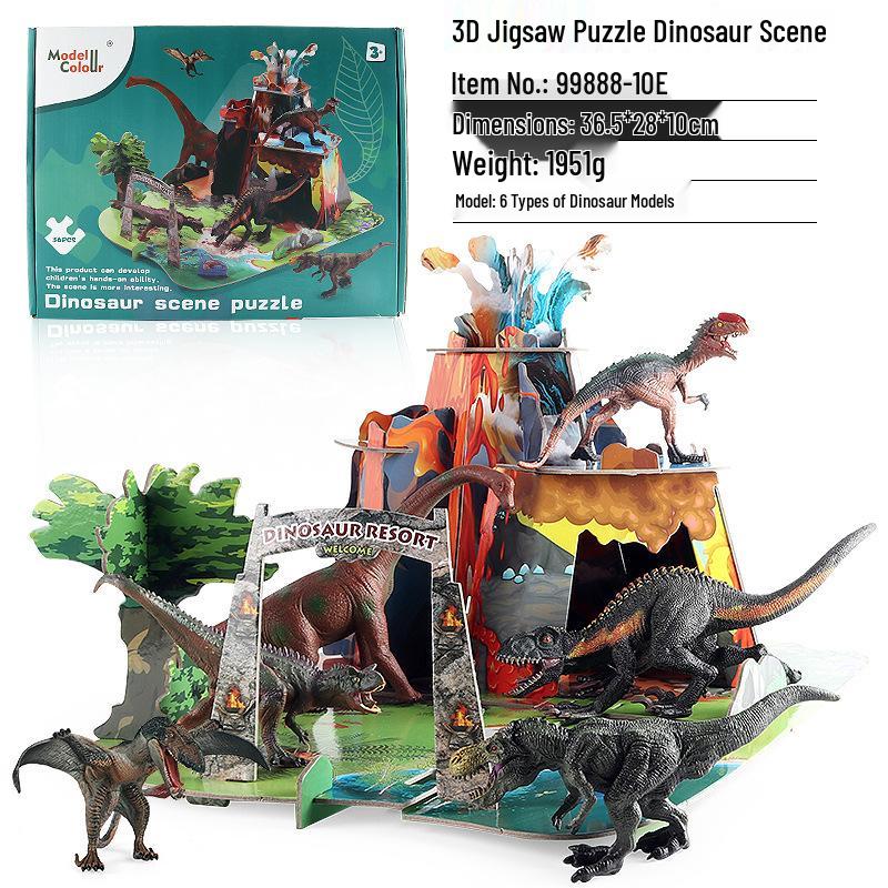 3D Tyrannosaurus Rex Puzzle Model - Jurassic Assembly Kit