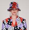 GREEDILOUS Diamond Check Dot Bucket Hat
