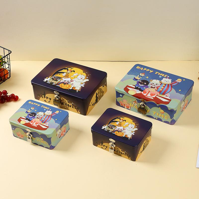 Cute Iron Desktop Organizer Box For Kids Room And Office Supplies