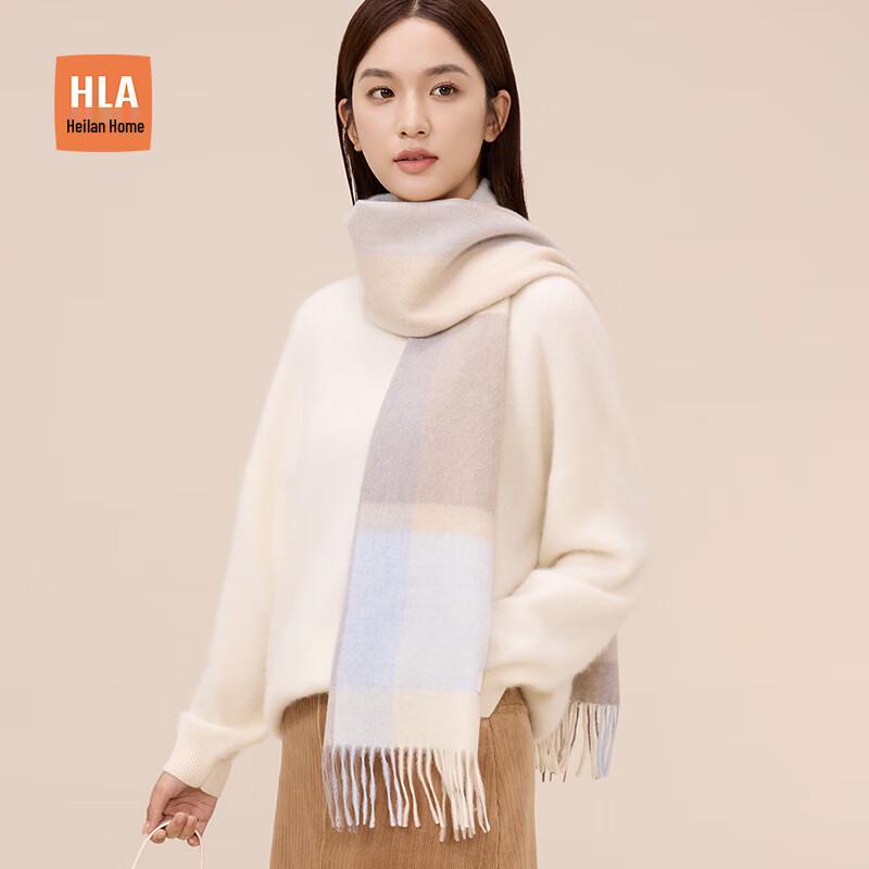 Heilan Home Women's Pure Wool Winter Scarf