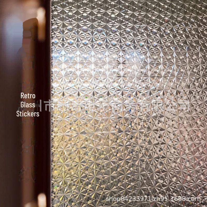 

Винтажные матовые наклейки на окна: Светопропускающая, приватная и антибликовая пленка для окон в ванной и туалете 120cm x 2m