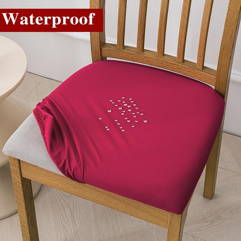 Housse de Siège de Chaise Imperméable pour Salle à Manger Housse de Protection Extensible pour Meubles Housse de Chaise de Salle à Manger pour Cuisine Restaurant Bureau Banquet