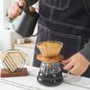 SOTECH Coffee Dripper Set Glass Coffee Pot with Shared Coffee Pot and Coffee Filter Bag Coffee Gift Set for Camping Filter - - (Includes Paper)