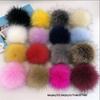 Colored 15cm Fluffy Faux Fur Fox Ball for DIY Hat Pendant