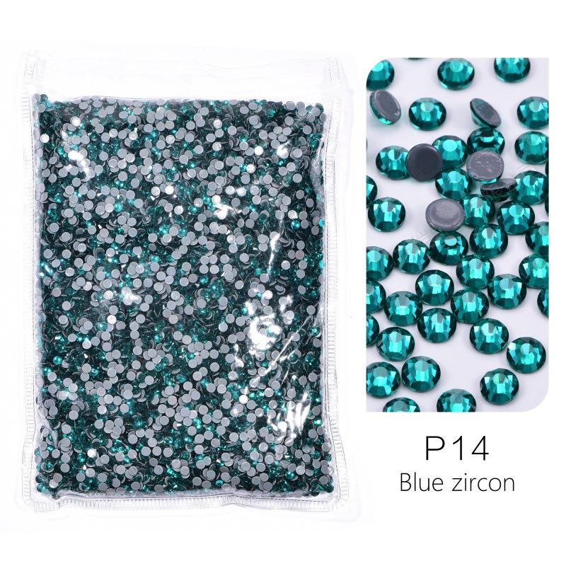 Large Packaging Uniform Glass Imitation Austrian Hot Diamond, Hot Melt Adhesive Bottom Diy Clothing Shoes And Hats Jewelry Rhinestone