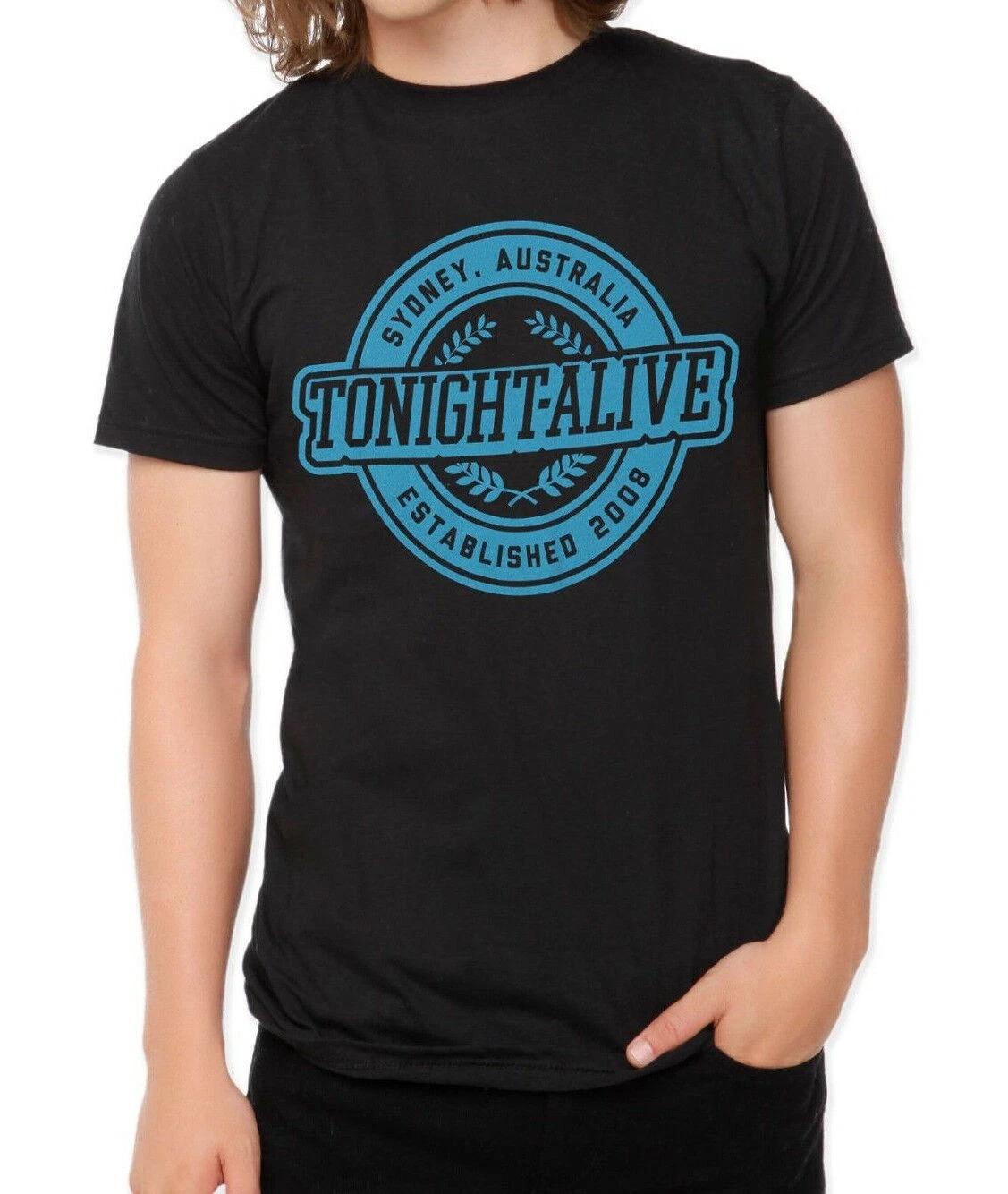 Tonight Alive Mens Tonight Alive Sydney, Australia est 2008 Black Shirt New XS-M M