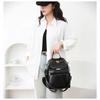 Retro soft leather backpack women's new fashion trend backpack student simple shoulder travel bag