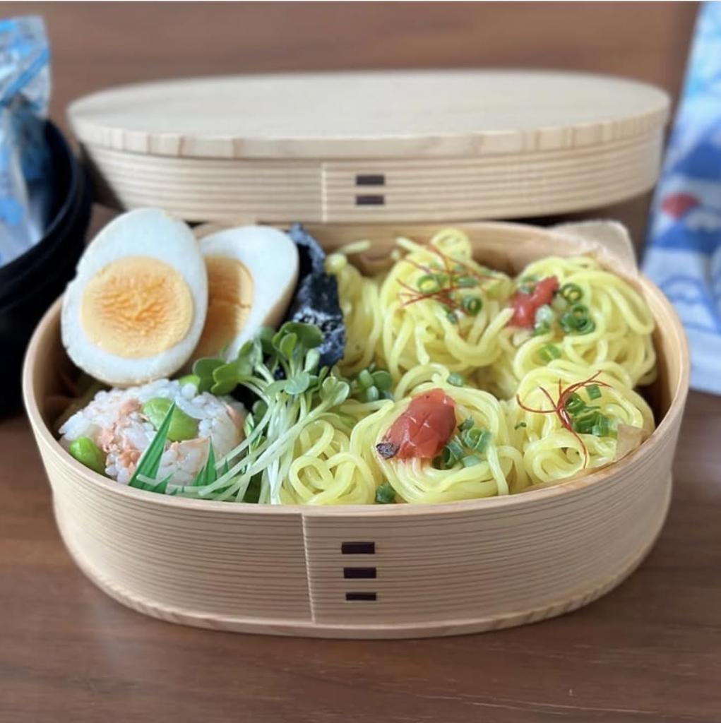 Odate Kougeisha Akita Sugi Magewappa Oval Bento Box (Medium) 640ml Made In Japan 2540