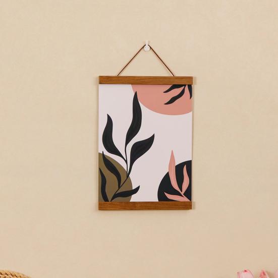 Yousheng Magnetic Poster Frame Wall Hanging Wood Painting Frame Canvas Poster Frame Photo Holder for Wall Decoration Displaying Painting Artwork
