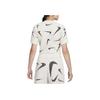 Nike Phoenix Cozy Bouclé Logo Print Slim Fit Cropped Casual Knit Short Sleeve T-Shirt Women Tops FD4287-104