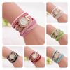 Stylish Women Stainless Steel Bling Rhinestone Bracelet Wristwatch Gift