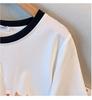 Women's Plus Size Loose-Fit Short-Sleeve Mid-Length T-Shirt, Round Neck, Sizes 200/300/350 Jin