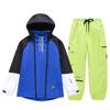 Unisex Winter Ski Suit: Windproof, Water-Repellent Jacket and Pants for Outdoor Snowboarding and Skiing.