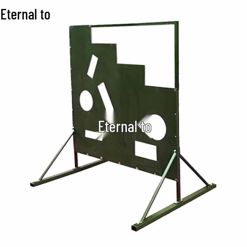 Nine-Hole Wooden Target Board