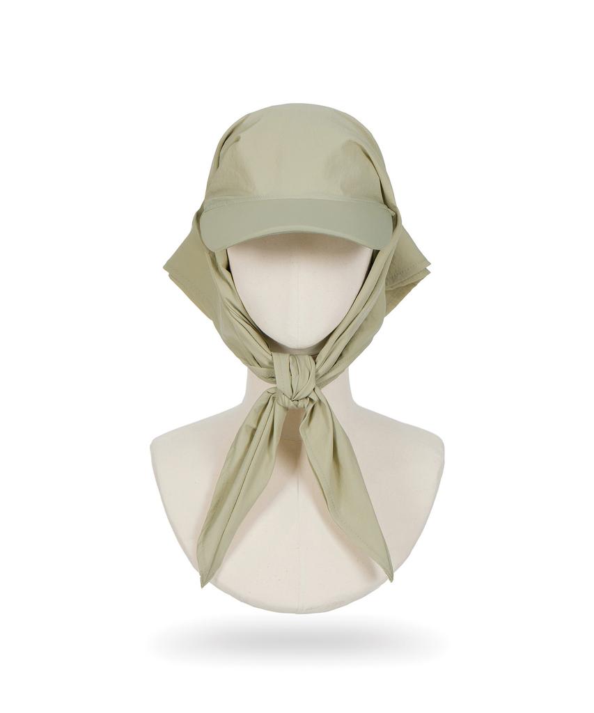 Bajal Label Bandana Ball Cap Beige