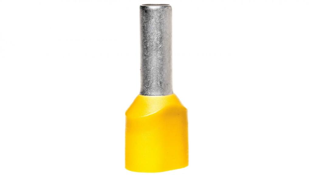 Insulated Double Ferrule Terminal /Yellow/ TV 6-14 /100 Pcs/