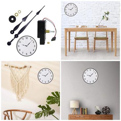 Motorersatz für Wanduhr USB-Ladeanschluss Uhrwerk Mechanismus Kits DIY Uhrzeiger Reparaturzubehör