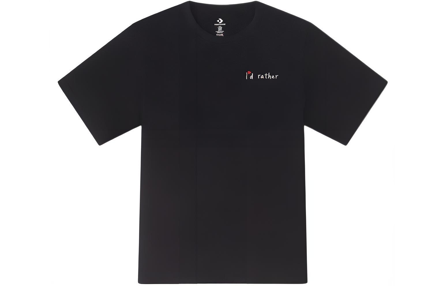 Converse Regular T Shirt Women s Black 10027223-A03 M