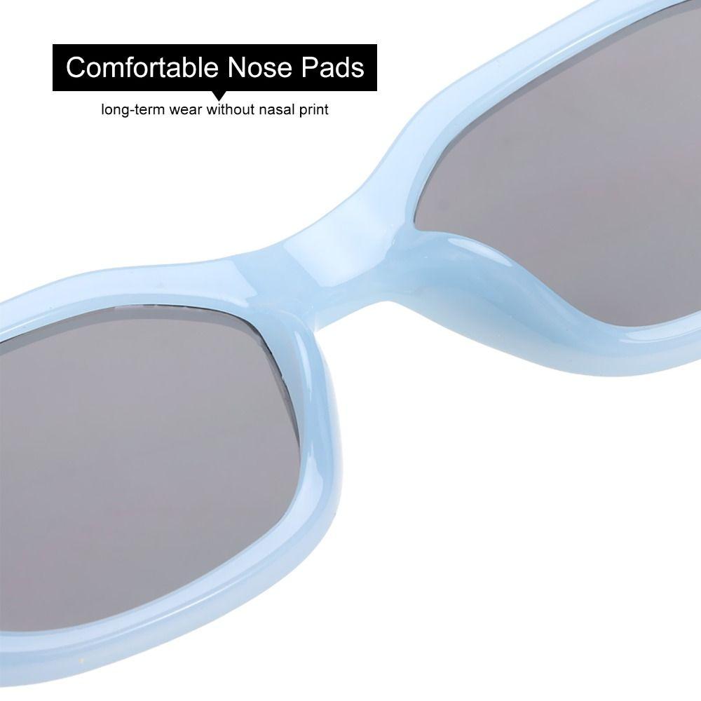 

Толстая оправа модных винтажных оттенков нестандартных солнцезащитных очков с металлическим розовым дизайном солнцезащитные очки Light Blue-Black Gray