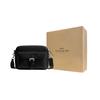 Coach Warner 22 Detachable Strap Zipper Closure Leather Crossbody Bag Small Men bags Black CW218-SVBK