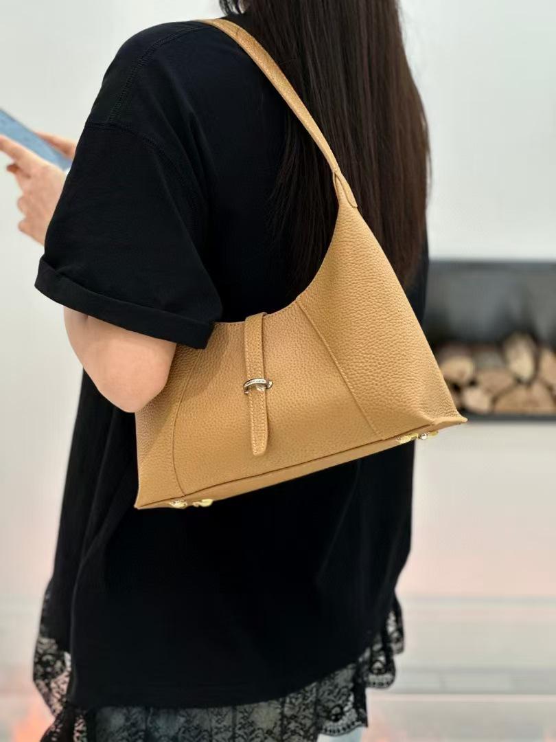 2025 Retro-Inspired Women s Genuine Leather Crossbody Underarm Handbag - Large Capacity & Versatile Design 27cm Length, 9cm Width, 22cm Height