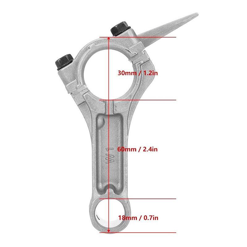 68MM Piston Ring Connecting Rod Kit For Honda GX160 5.5HP GX200 6.5HP 168F Oil Seal Water Pump Generator Engine