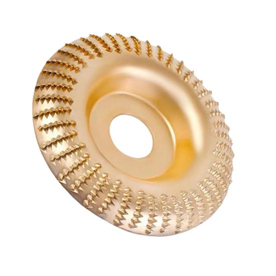 Wood Grinding Disc Set for Angle Grinder, Carbon Steel Sanding Disc, DIY Sanding Disc for Woodworking Durable 4" And 4.5" Angle Grinder