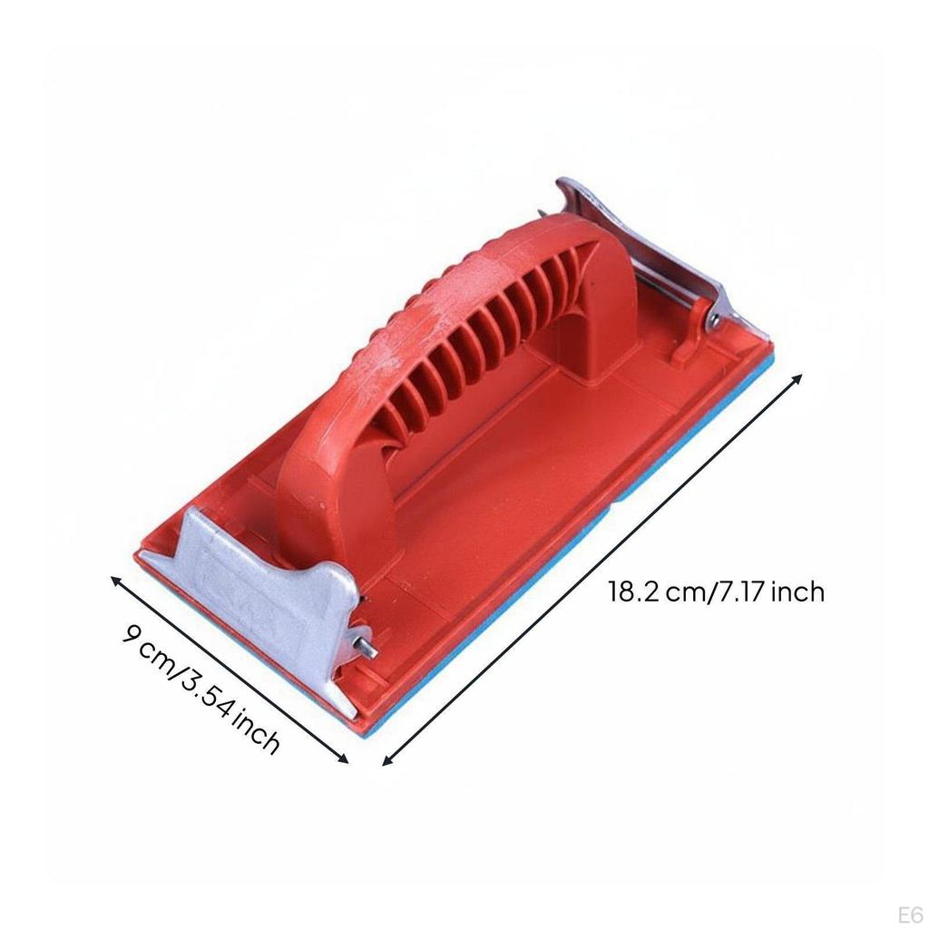 Sanding Paper Holder Portable Manual Block Lightweight Wall Polishing Tool for Carpenters,