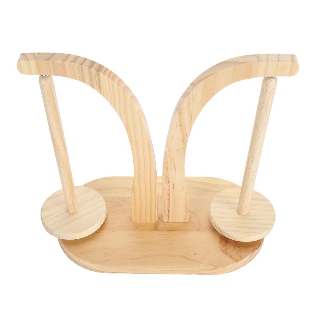Yarn Ball Holder Log Dual Axes Rotatable High Performance Magnet Yarn Spindle Dispenser Type 2