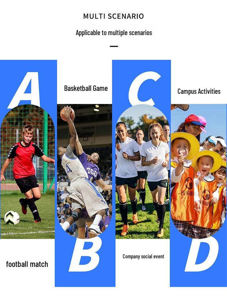 Striped Confrontation Vest for Children & Adults - Football Training Gear