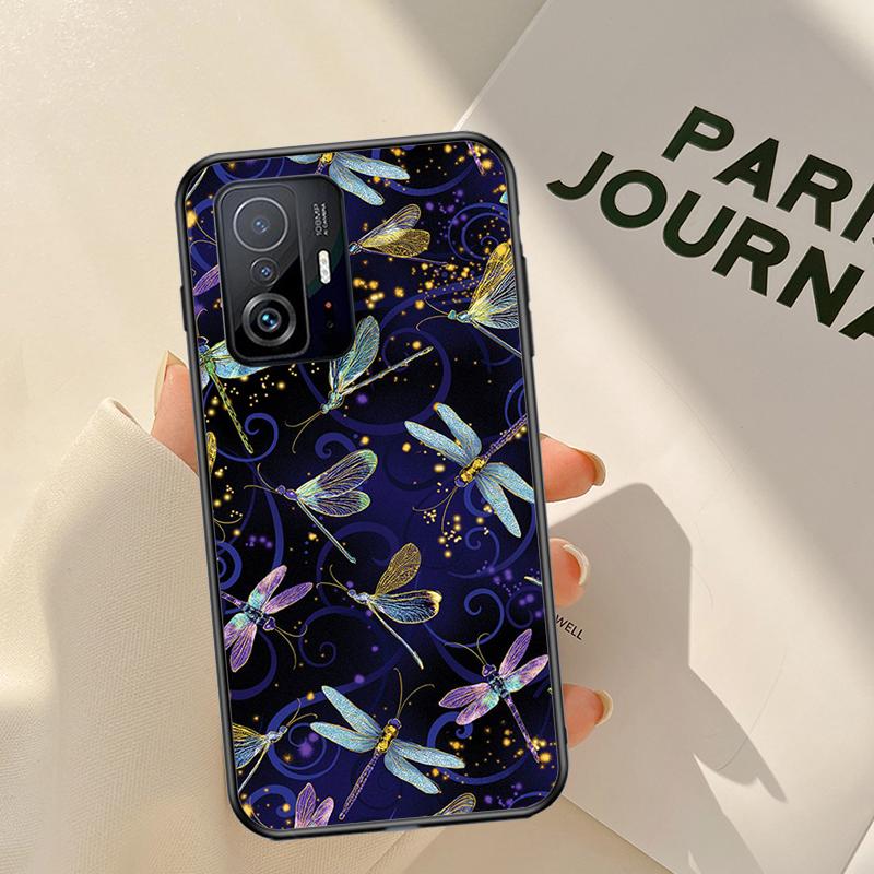 Dragonfly Animal Art Case For POCO X4 Pro X3 GT F1 F3 M3 M4 X3 Pro Phone Cover For Xiaomi 11T 12 Pro Mi 11 Lite