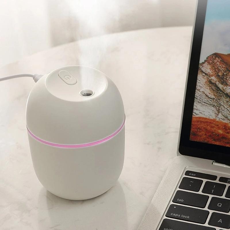 220ML Mini Portable Air Humidifer Ultrasonic Aroma Essential Oil Diffuser USB Mist Maker Aromatherapy Humidifiers for Home Car