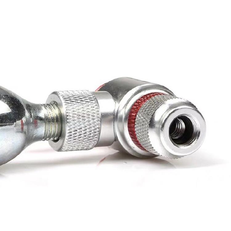 Portable CO2 Inflator Head Quickly & Easy Bicycles Tyre Pump Bike Inflation Valves Head Nozzle CO2 Tyre Filler Enduring
