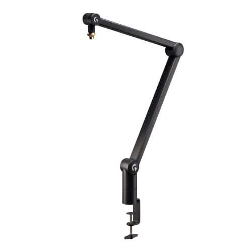 Logitech G COMPASS Desktop Microphone Boom Arm (G-BA-CMP) for Gaming, Streaming, and USB Connection