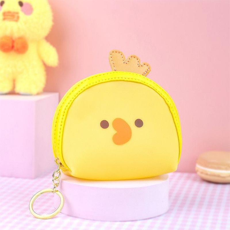 Cartoon Jelly Color Cute Animal Coin Purse Gift Couple Zipper Wallet