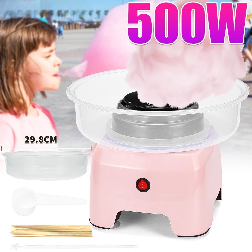 500W Portable Electric DIY Sweet Cotton Candy Maker Boy Girl Gift Children's Day Spun Sugar Machine Cotton Sugar Floss Machine